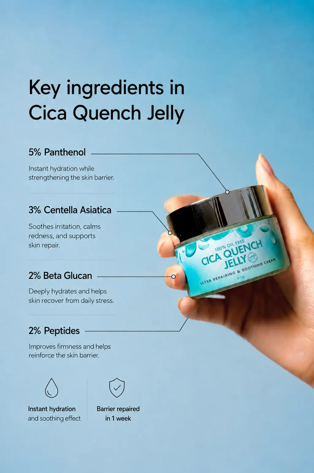 cica quench jelly ingredients